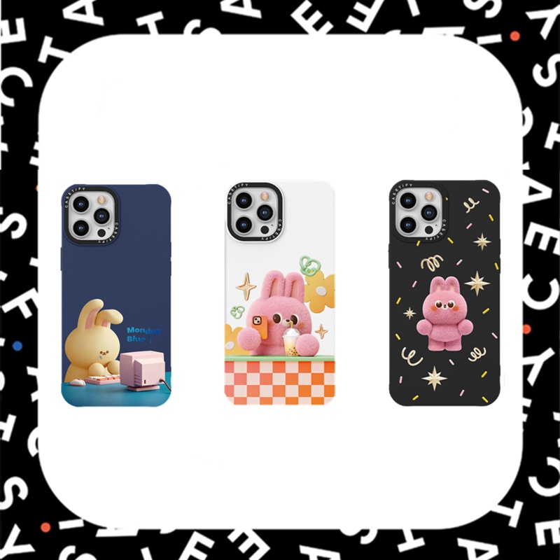 Ốp Điện Thoại TPU Silicon Mềm Hình Thỏ Bonnie Lu Cho iPhone X XS XR 11 12 13 14 Plus Pro Max