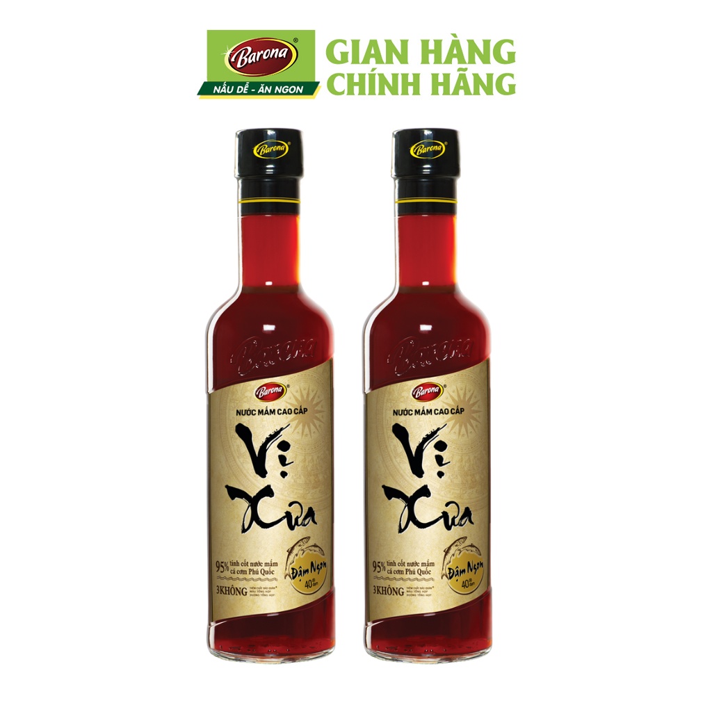 Nước Mắm Cao Cấp Vị Xưa BARONA 500ml (Tặng hộp xuân)