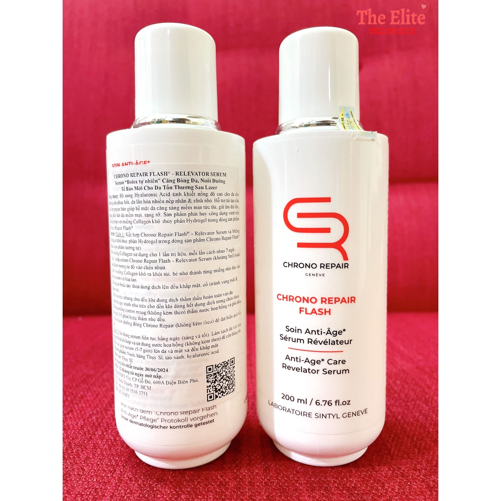 Serum cấp nước HA botox Chrono Repair Flash