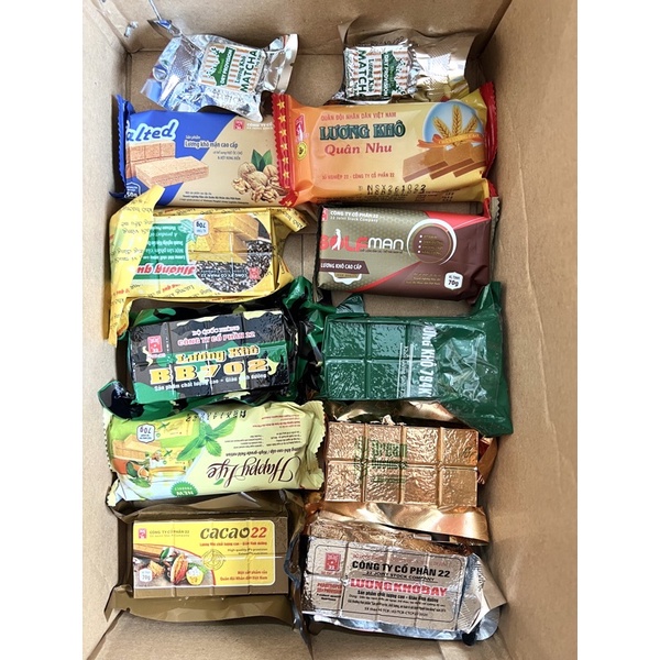 Bộ 11 vị Lương khô dinh dưỡng, an toàn sức khỏe các loại