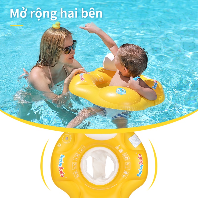 Phao Bơi Bơm Hơi Chống Trượt Cho Bé 1-6 Tuổi