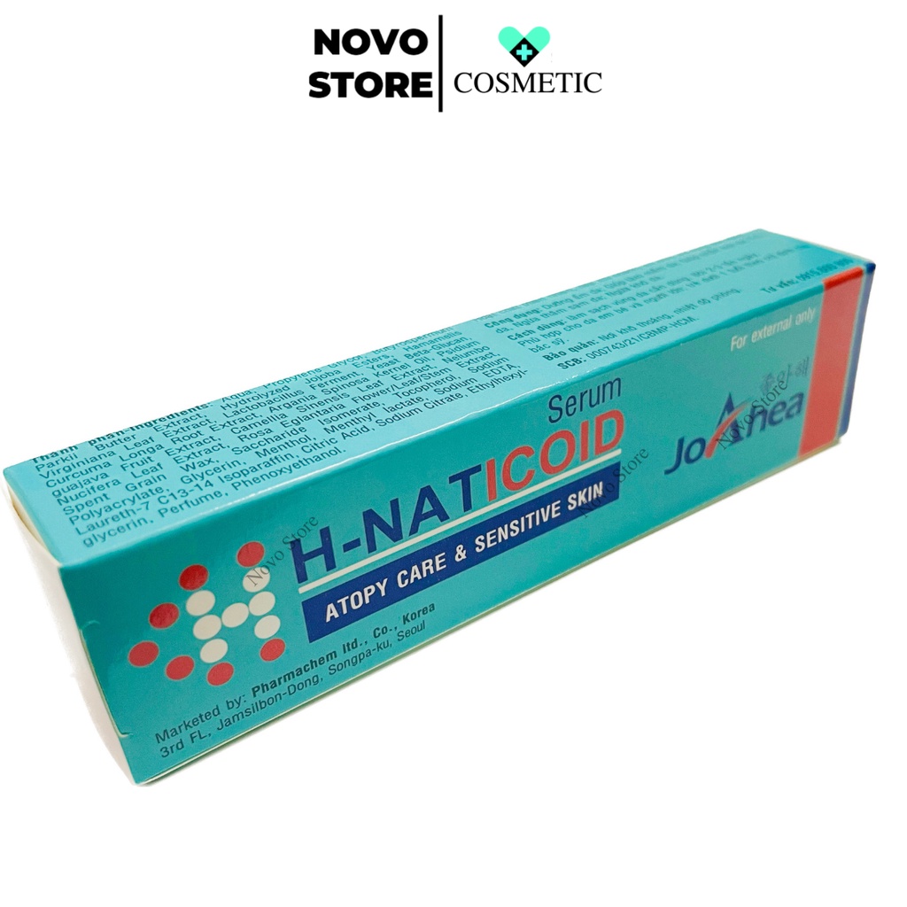 Serum H-NATICOID Dưỡng ẩm làm mềm da giảm ngứa an toàn cho da nhạy cảm