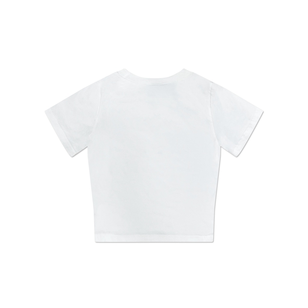 DVRK - Áo Thun Nữ Baby Tee Tay Ngắn Cổ Tròn Họa Tiết HEART-DVRK-22SS