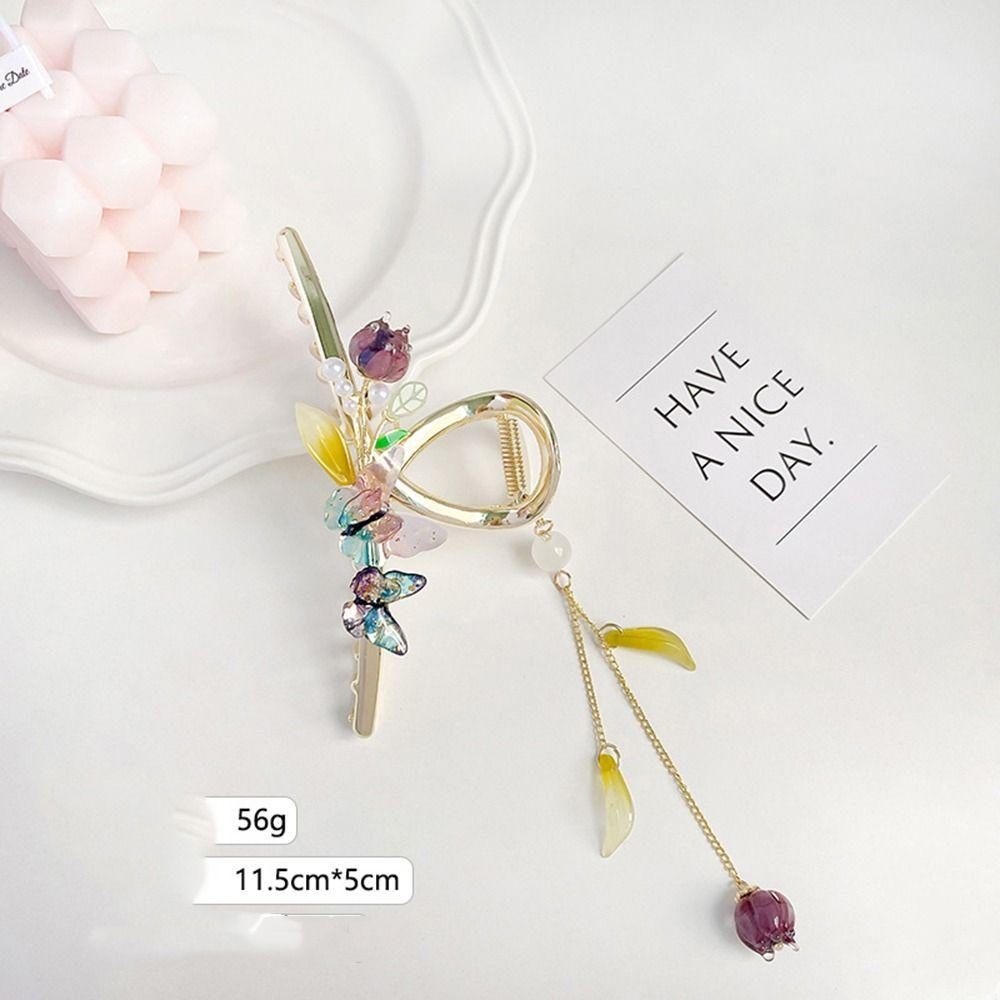 Kẹp Tóc Đuôi Ngựa Bướm Thời Trang Phong Cách Hàn Quốc Dành Cho Bạn Nữ