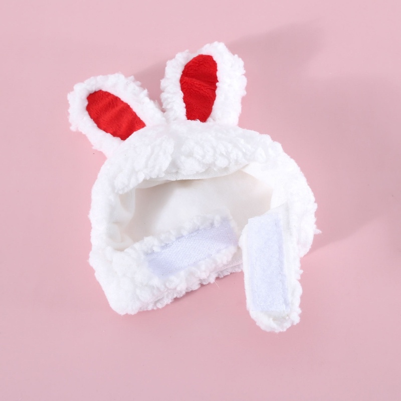 Mũ Tai Thỏ Giữ Ấm Hóa Trang Có Thể Điều Chỉnh Dành Cho Chó Mèo