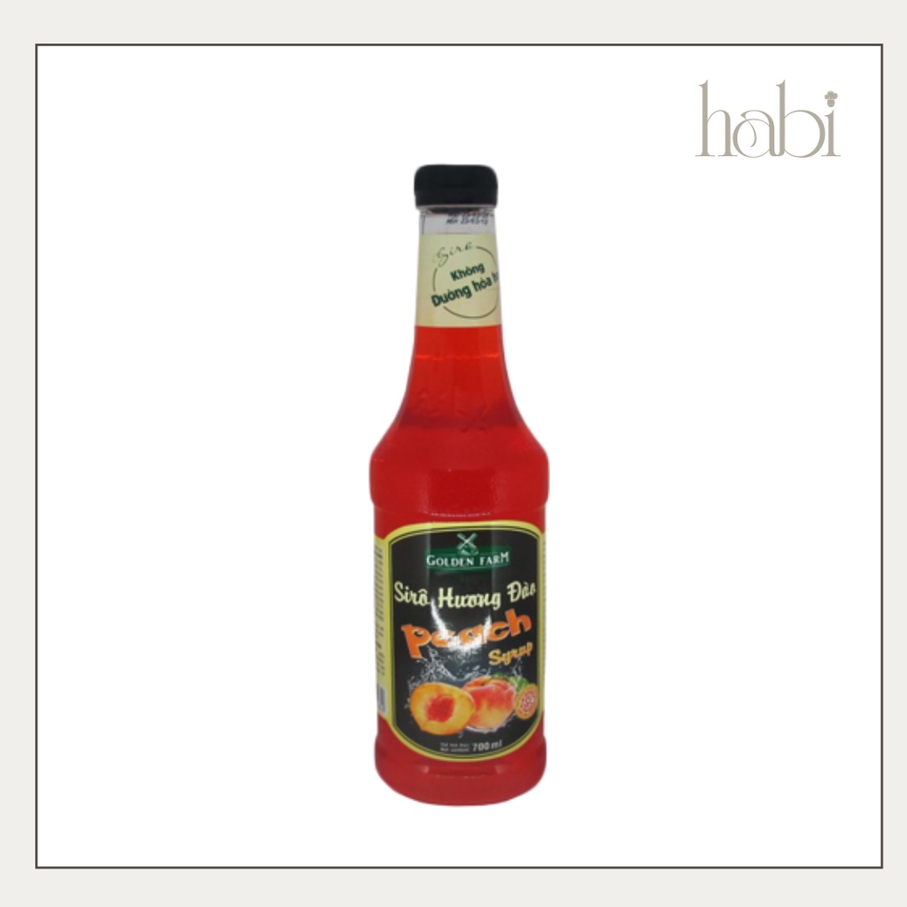 Siro đào Golden Farm [ chiết 100ml]