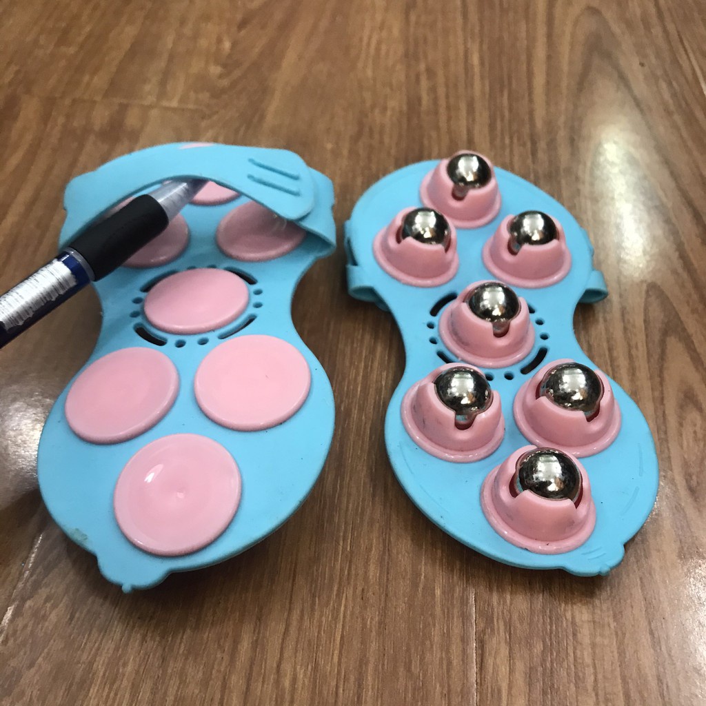 Bàn Chà Massage body Đả Thông Kinh Lạc – Găng tay bi từ con lăn mát xa cơ thể