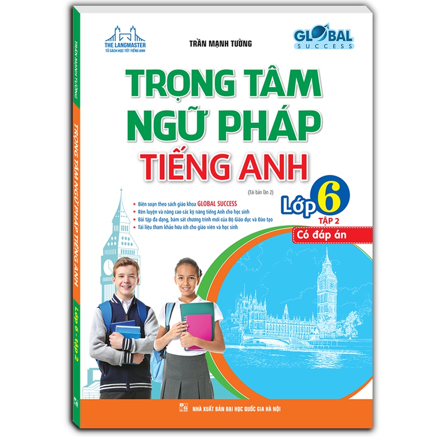 Sách - Combo 2c - GLOBAL SUCCESS Trọng tâm ngữ pháp tiếng Anh lớp 6