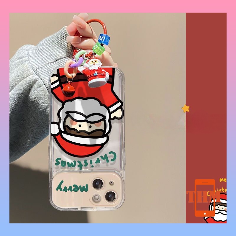 Ốp Lưng phone Camera Hoa Thỏ Hoa Ông già Noel Nắp Gập Kèm Gương Cho Iphone 6 / 6S / 6splus / se / 7 / 7plus / 8 / 8plus / X / xs / xsmax / 11 / 12 / 13 / 14 / Plus / Pro / Pro Max-5058