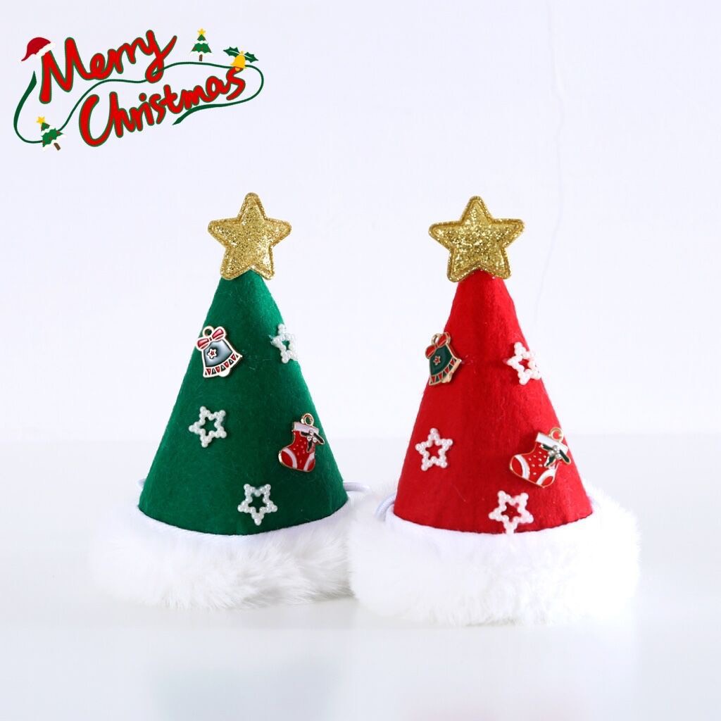 Nón Giáng sinh dành cho mèo/ nón đỏ noel- Merry christmas