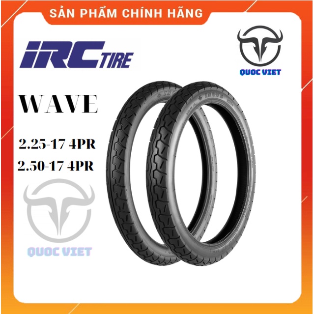Lốp vỏ xe máy IRC Inoue 2.50-17 6PR Sau Wave Alpha Thái (Lốp xài ruột)