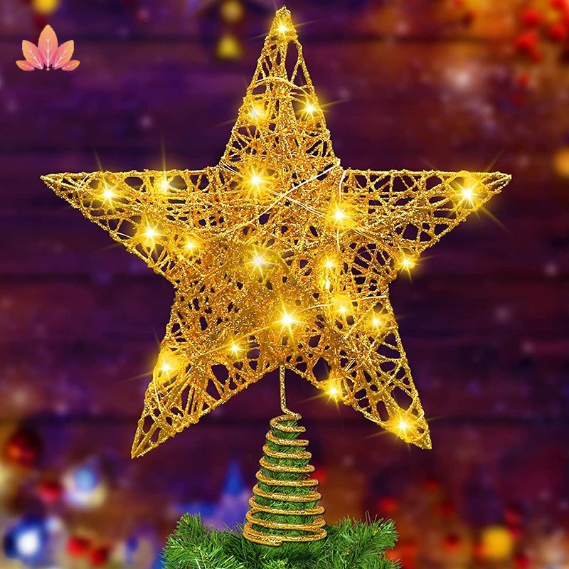 Đèn led Hình Ngôi Sao Trang Trí Cây Thông Noel JP5