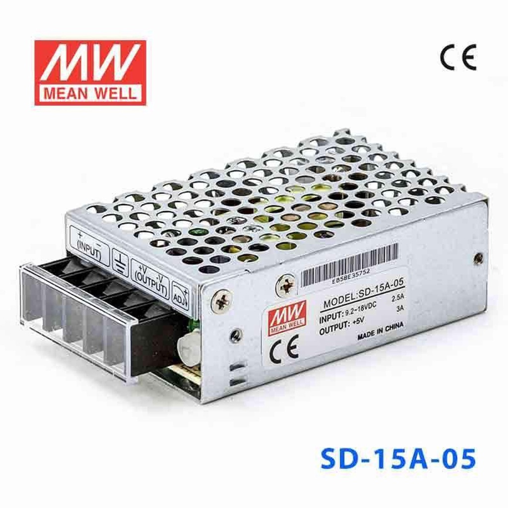 BỘ NGUỒN MEANWELL DC-DC SD-15A-05, SD-15A-12, SD-15A-24