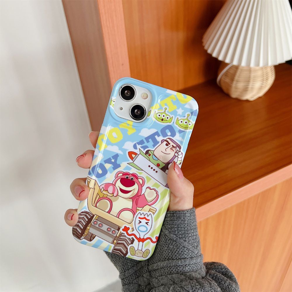 Ốp Điện Thoại tpu Mềm Kiểu Mảnh Ghép In Hình Hoạt Hình Dễ Thương Cho iphone 14 13 12 11