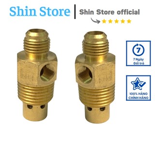 Van một chiều đứng tốt (luppe) máy nén khí xài dây curoa(ren 21mm)chất liệu Đồng  -SHINSTORE