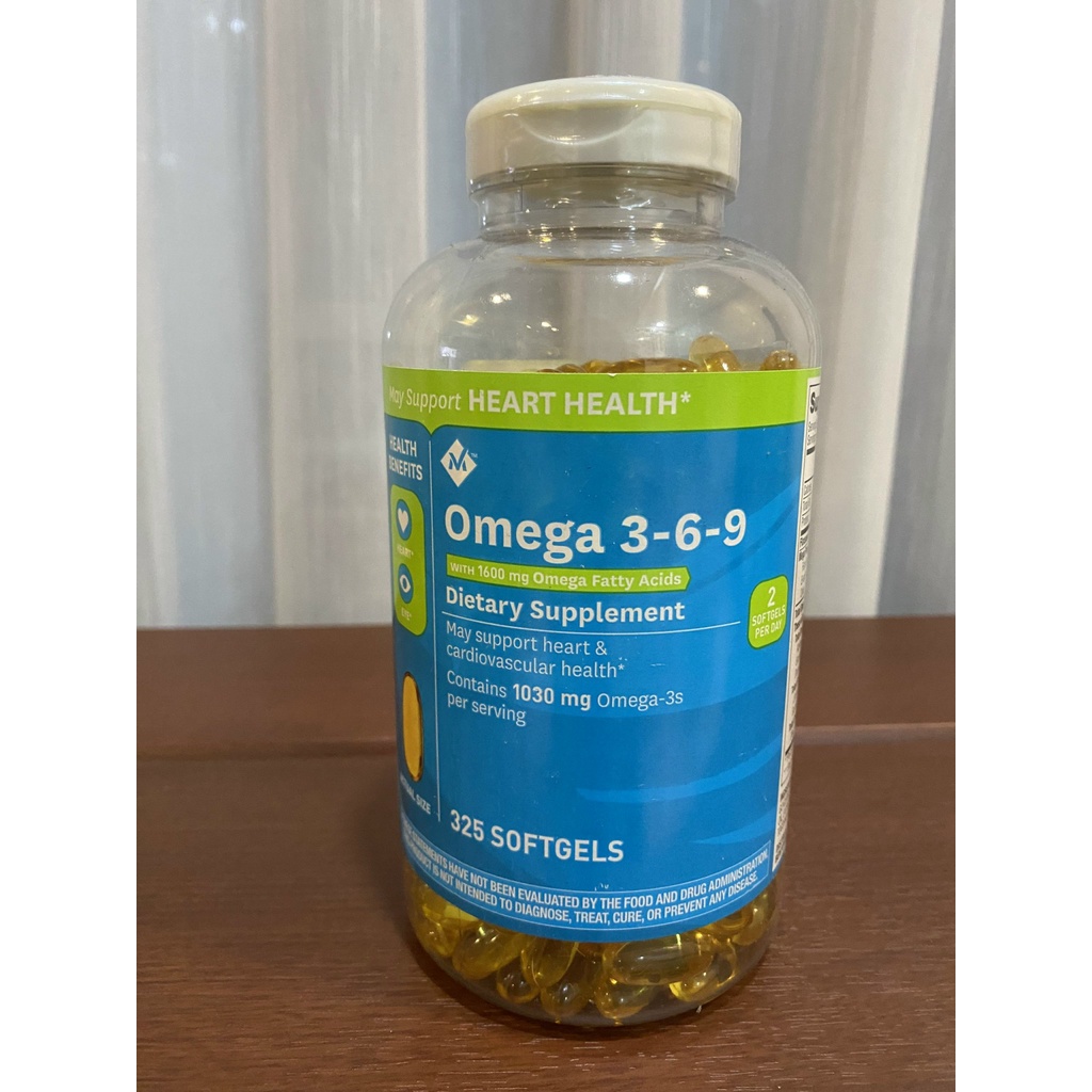 VIÊN UỐNG DẦU CÁ OMEGA 3-6-9 SUPPORTS HEART HEALTH