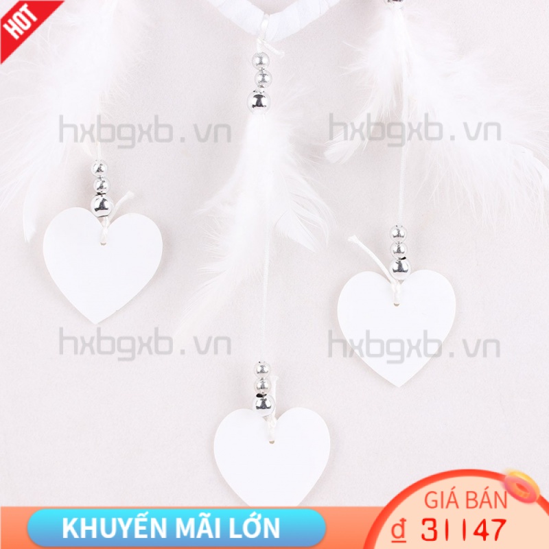 Dreamcatcher Lông Vũ Màu Trắng Nguyên Chất