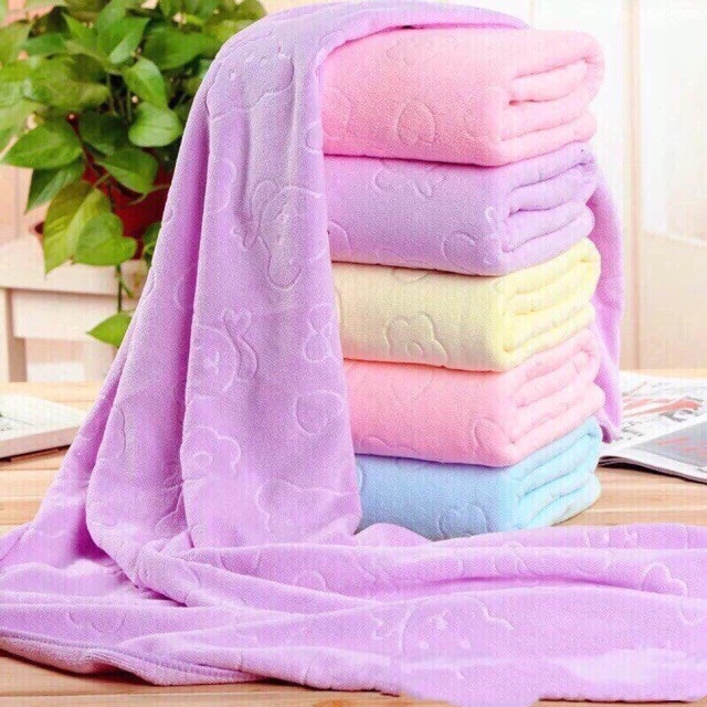 Khăn tắm xuất Nhật siêu mềm khổ to size 140cm x70cm