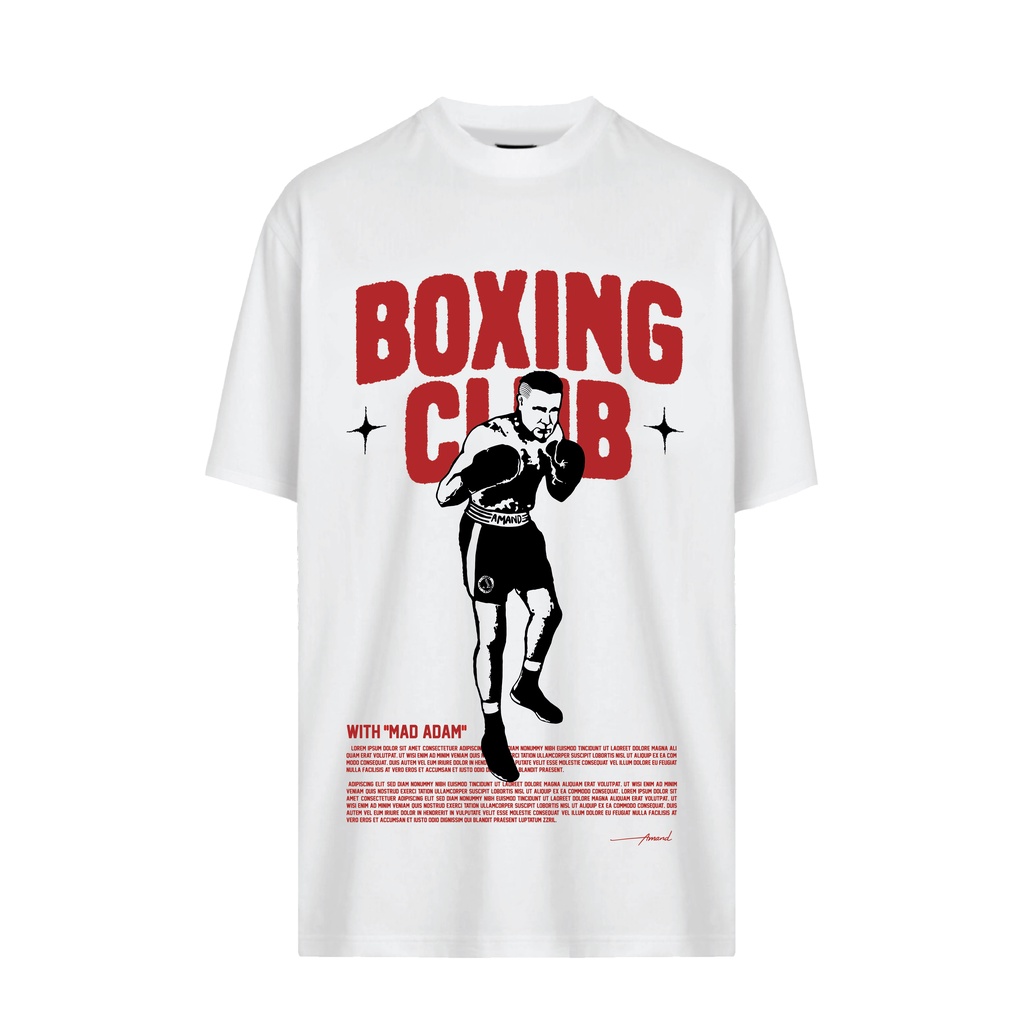Áo thun Amand Boxing Club T-Shirt - White