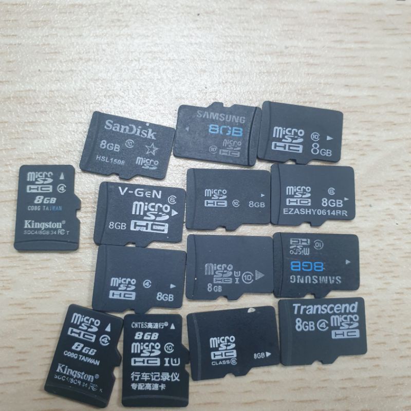 Thẻ nhớ(giá sỉ) 2g,4,8g,16g,32g mới 99%(hảo hành 12 tháng )hàng bóc máy cam kết chuẩn dung lượng a