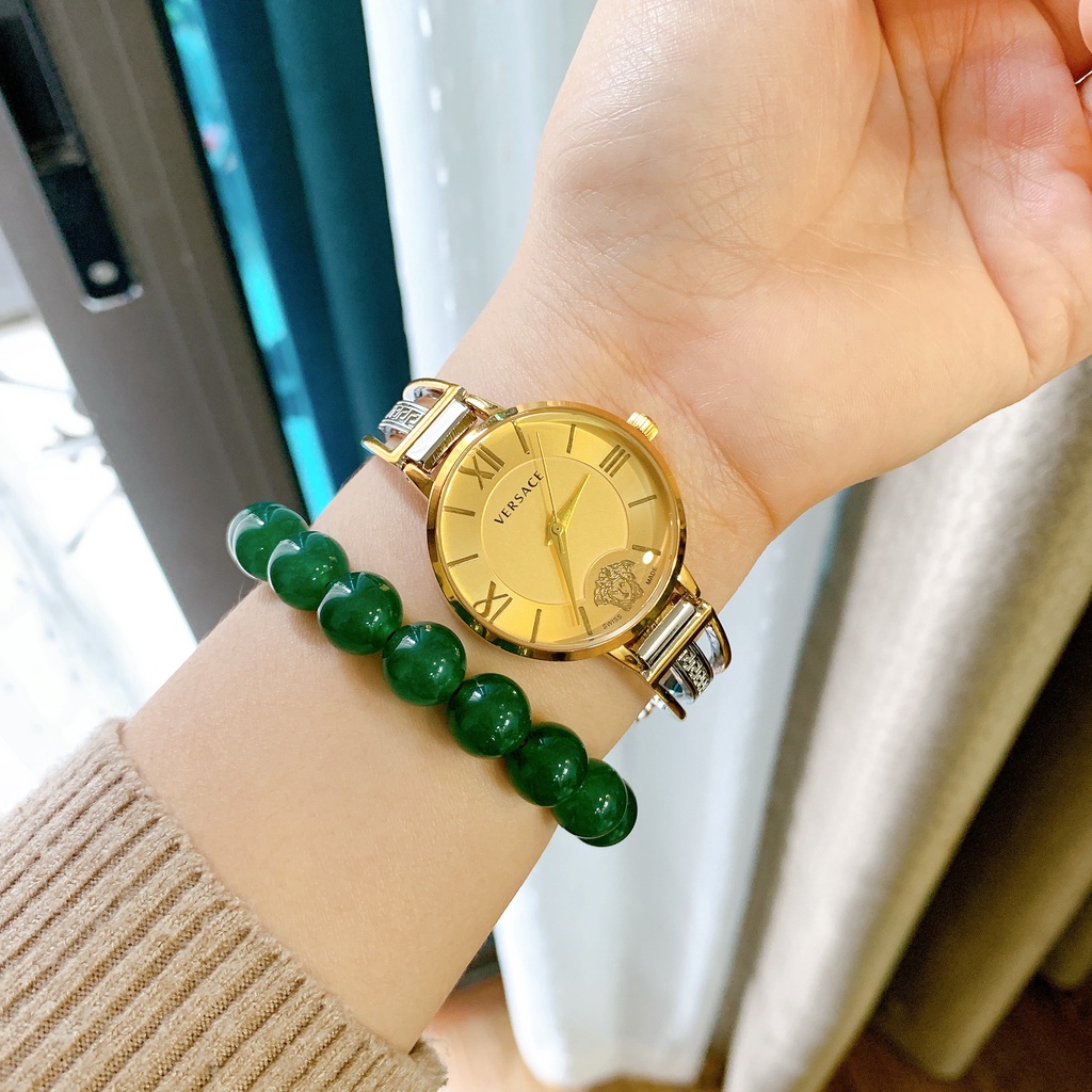 Đồng hồ nữ VS02 màu vàng gold 18K cao cấp fullbox DHN224