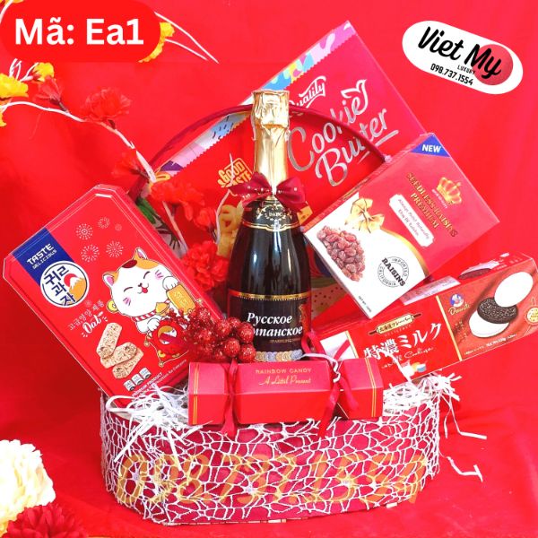 Lẵng ren - lẵng đá lên set quà Tết - Giá Tại Xưởng