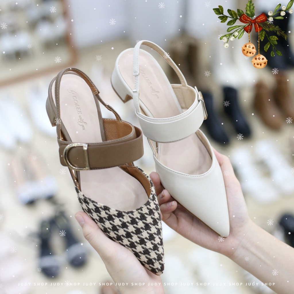 Giày Sandal COLEE Slingback Quai Khuy D 3p