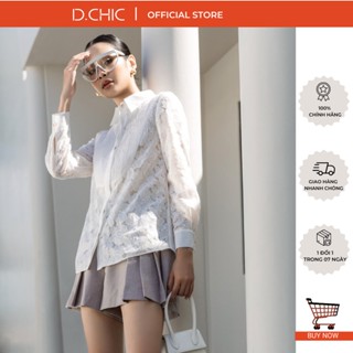 Áo sơ mi mí ly trước ngực D.CHIC MS: 1811869