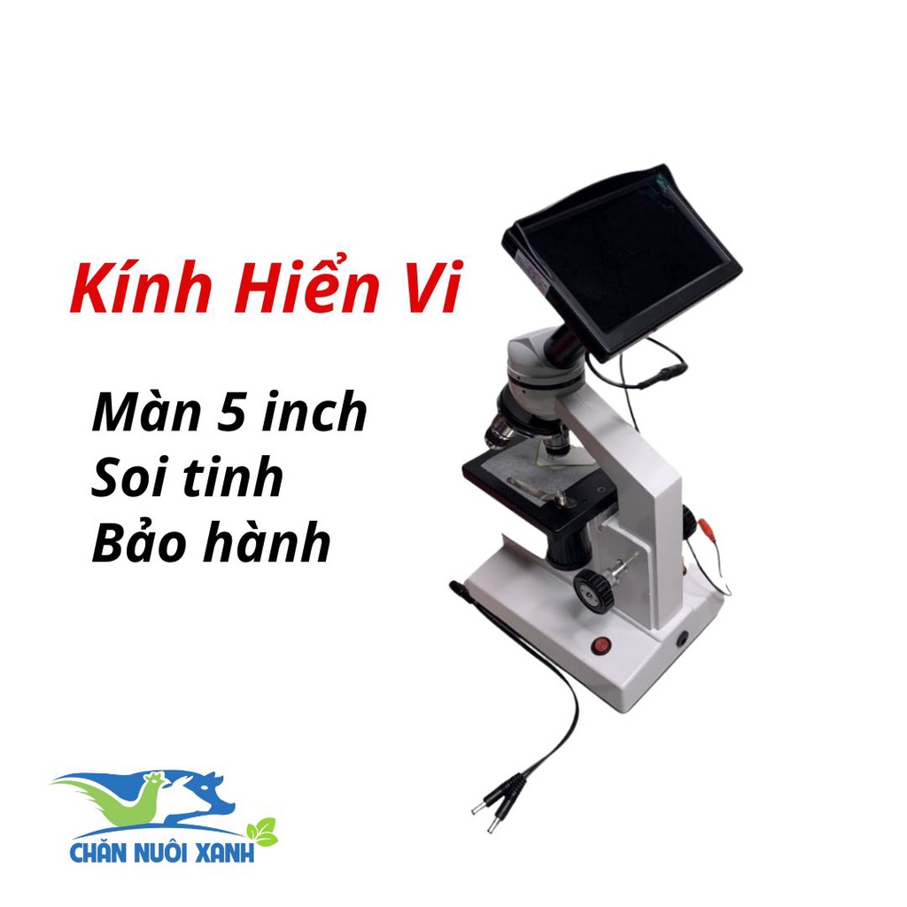 Kính hiển vi soi tinh heo loại có màn hình 5 inch cao cấp, bảo hành 1 năm - Chăn Nuôi Xanh Store