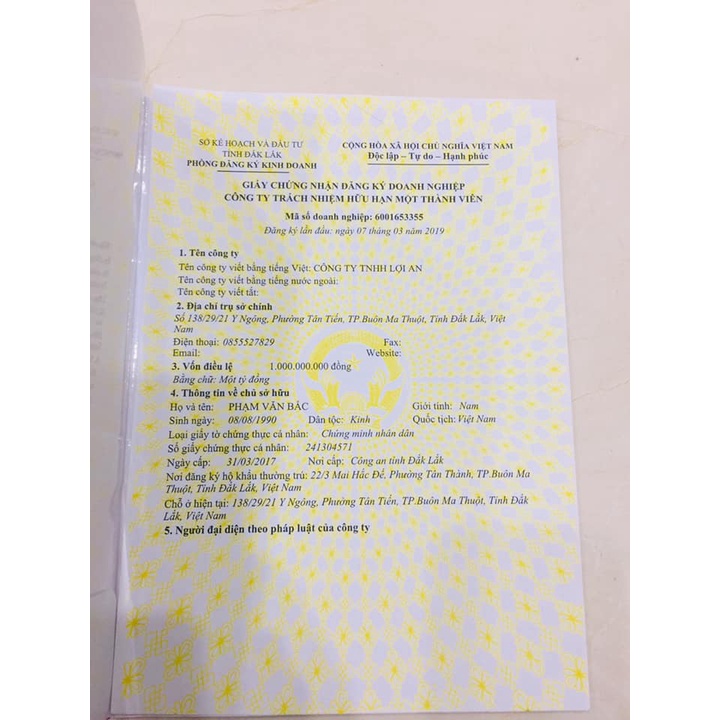 Tinh dầu Lợi An chính hãng 20ml