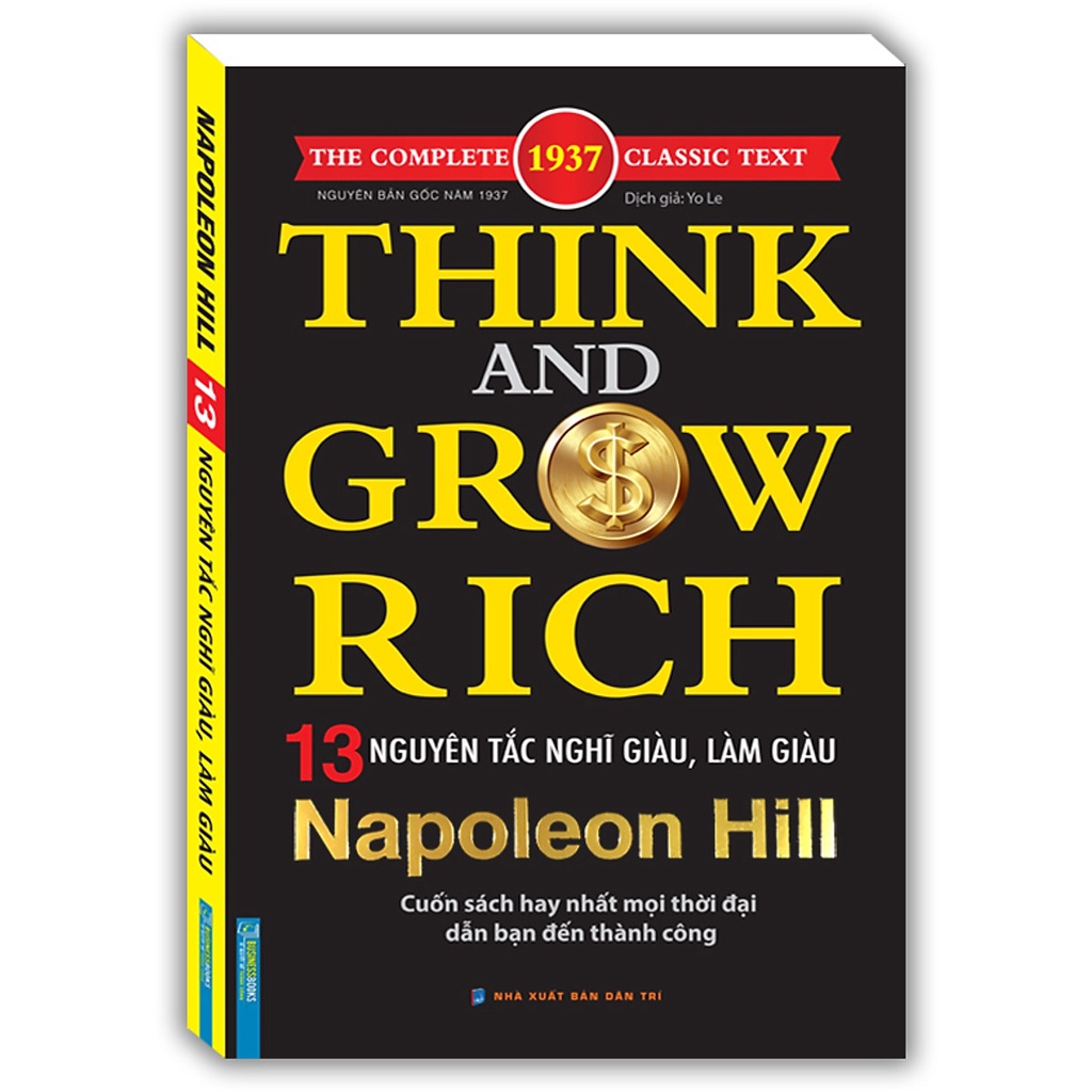 Sách - Think and grow rich - 13 nguyên tắc nghĩ giàu và làm giàu NAPOLEON HILL