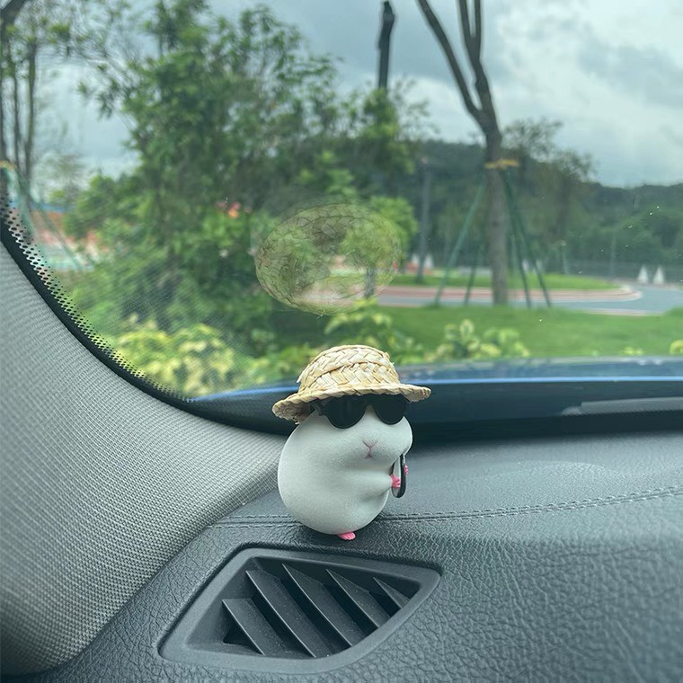 Chuột Hamster Dễ Thương để Taplo Xe Hơi , Taplo Ô Tô , Bàn Làm Việc, Bàn học