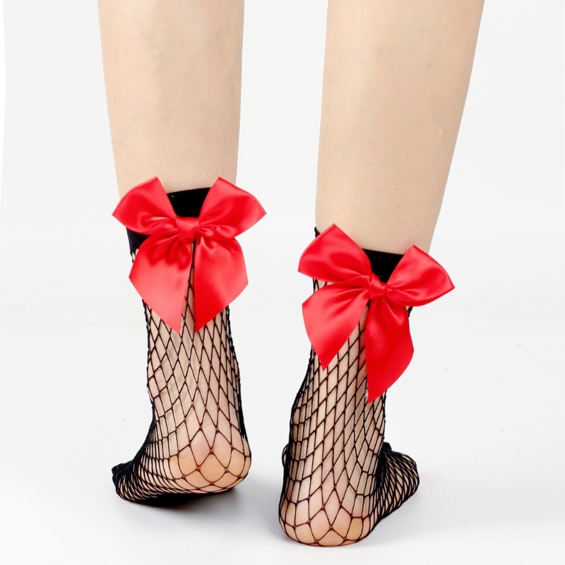 Vớ Lưới Đính Nơ Xinh Xắn Dành Cho Bé Gái