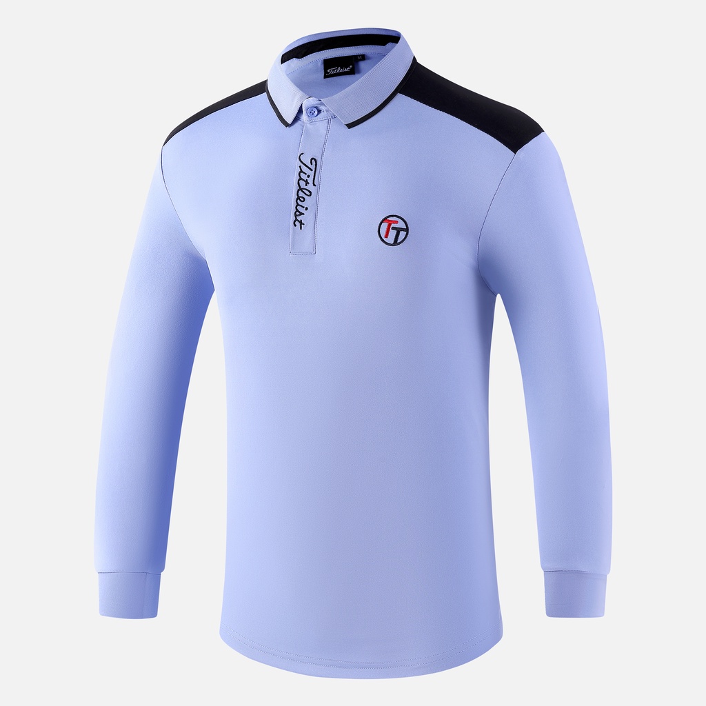 Áo Thun Polo Dài Tay Nhanh Khô Thời Trang Thể Thao Nam Cao Cấp