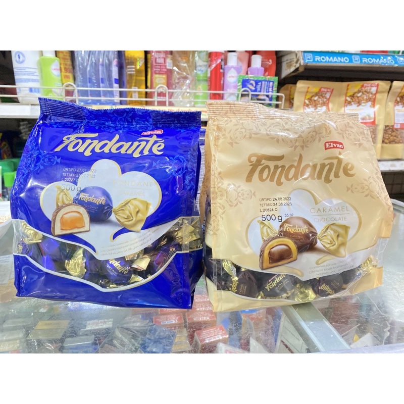 Kẹo Elvan Fondante Chocolate Kẹo socola vị sữa mềm thơm Bịch 500g