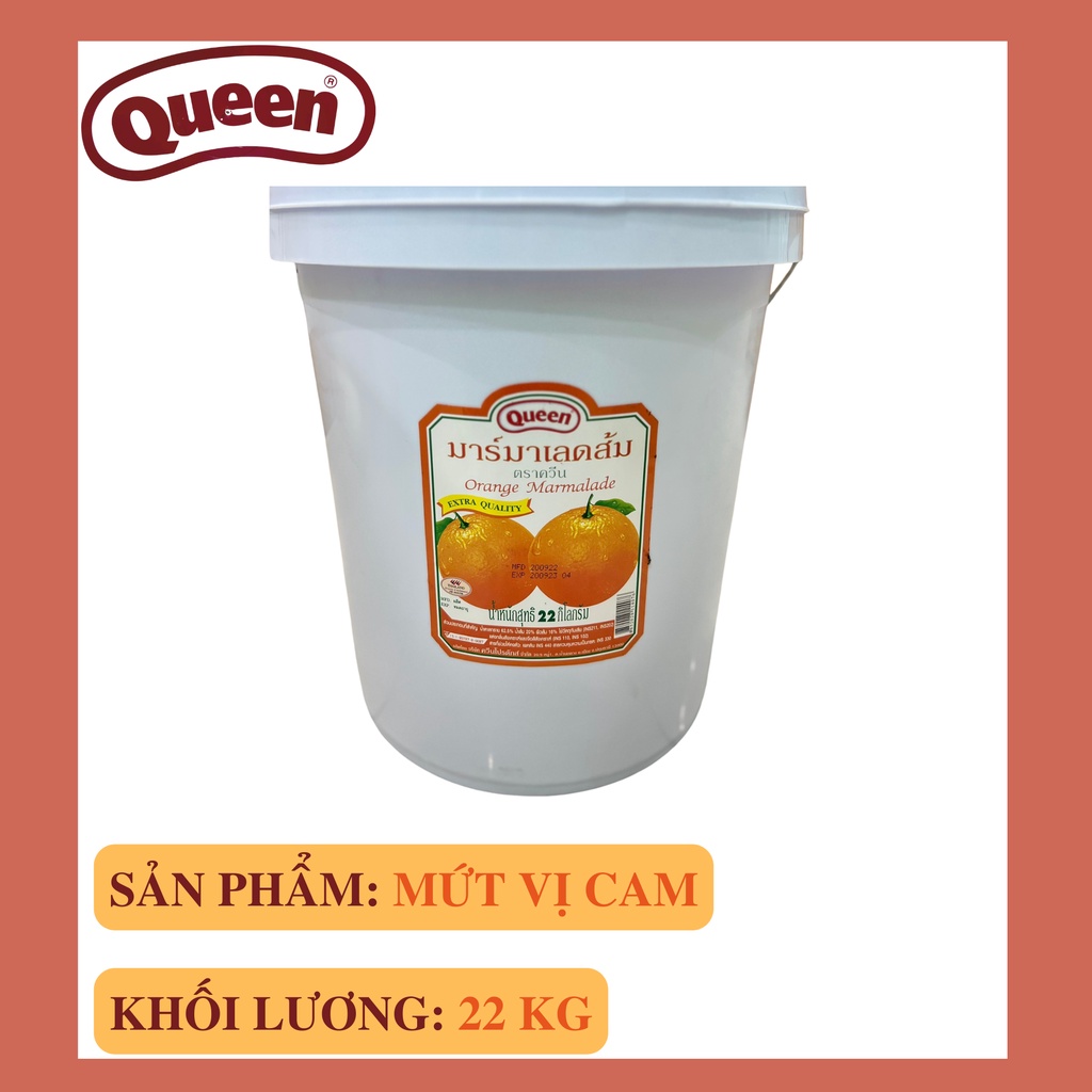 Mứt Trái Cây Queen 22Kg