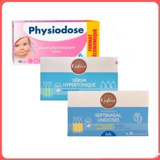 NHỎ MŨI SINH LÝ, TÉP XANH, TÉP VÀNG Fysoline  MẪU MỚI - tách lẻ 1 vỉ 5 và 10 ống