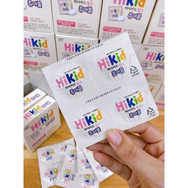SỮA HIKID DẠNG KẸO HỘP 60 VIÊN