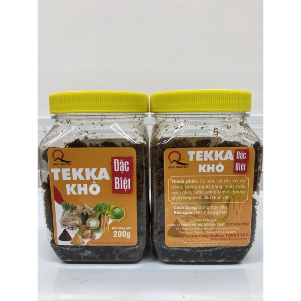 Tekka Khô Loại Đặc Biệt 200 gram