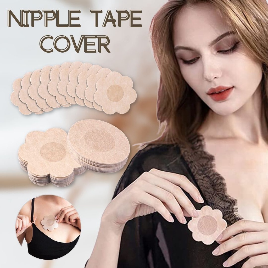Set 10 Miếng Dán Ngực Vô Hình Dùng Một Lần Tiện Dụng Cho Nữ
