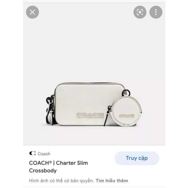 Túi C🅾️ACH -t 🐂 100% ạ, mẫu unisex  da mịn cực sang