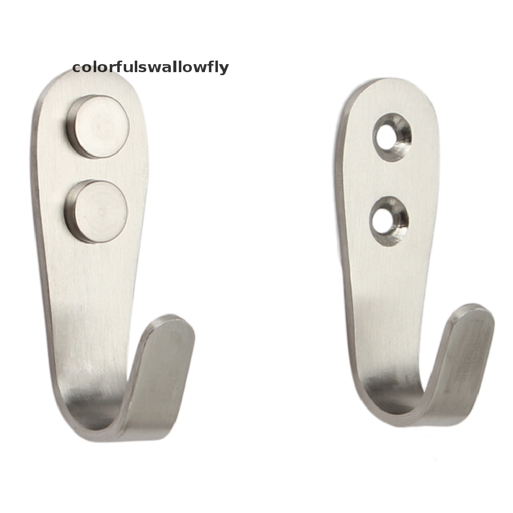 1 Móc Treo Đồ Bằng Thép Không Gỉ Nhiều Màu Sắc