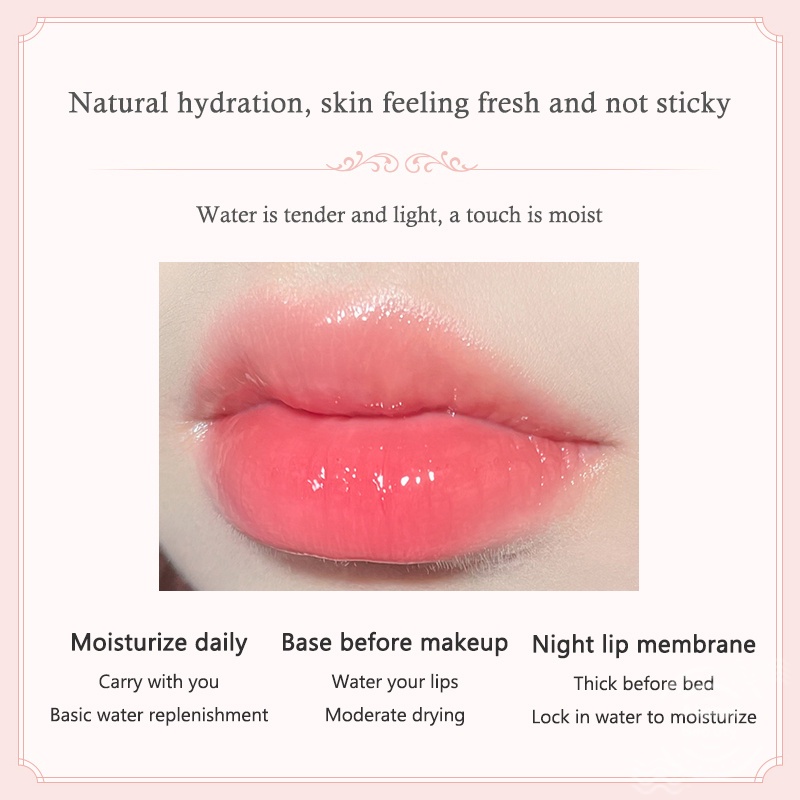 NOVO® Son Dưỡng Môi Mềm Mượt Làm Mờ Nếp Nhăn Chăm Sóc Môi Không Dính 1.7g