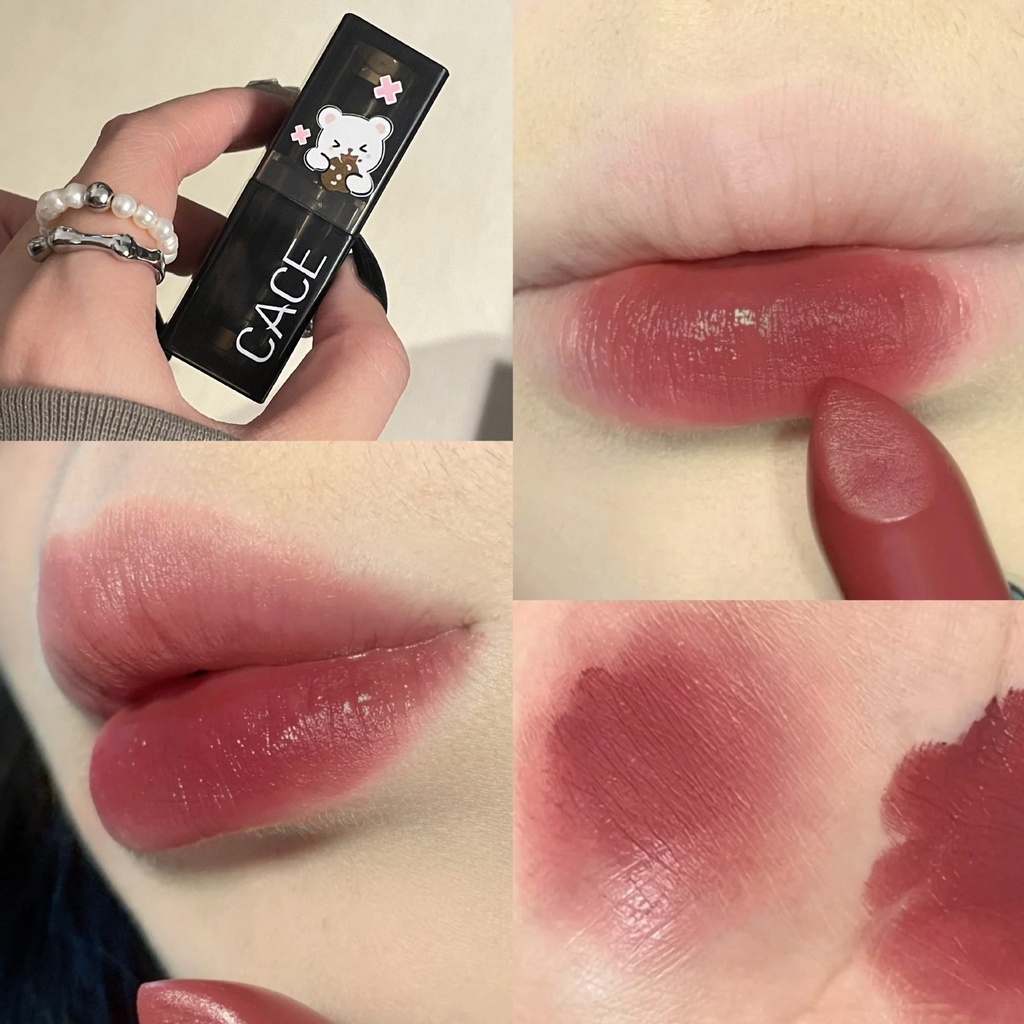 Son Lì Lâu Trôi Chống Thấm Nước Chống Dính Cốc Thiết Kế Vỏ Hình Hành Tinh Dễ Thương Dành Cho Nữ