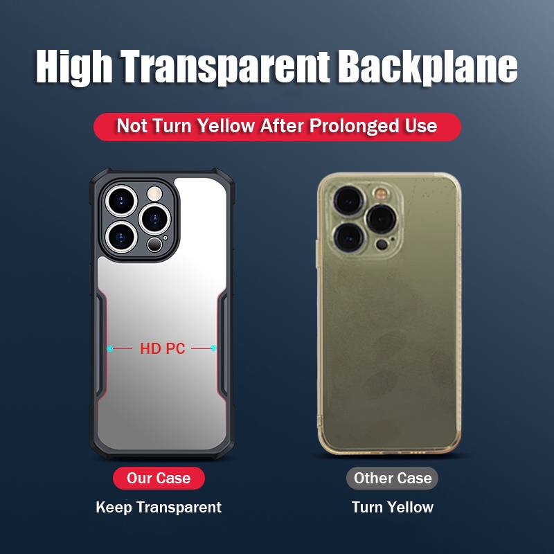 Ốp Điện Thoại Mỏng Nhẹ Trong Suốt Chống Rơi Cho iphone 15 14 13 12 11 pro max xs xr x 8 7 plus