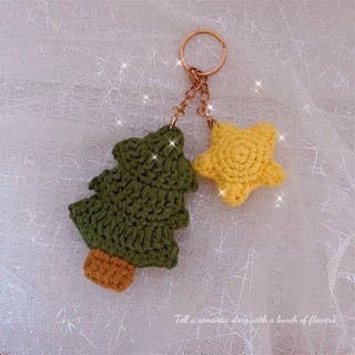 [ Handmade ] Móc khoá len noel