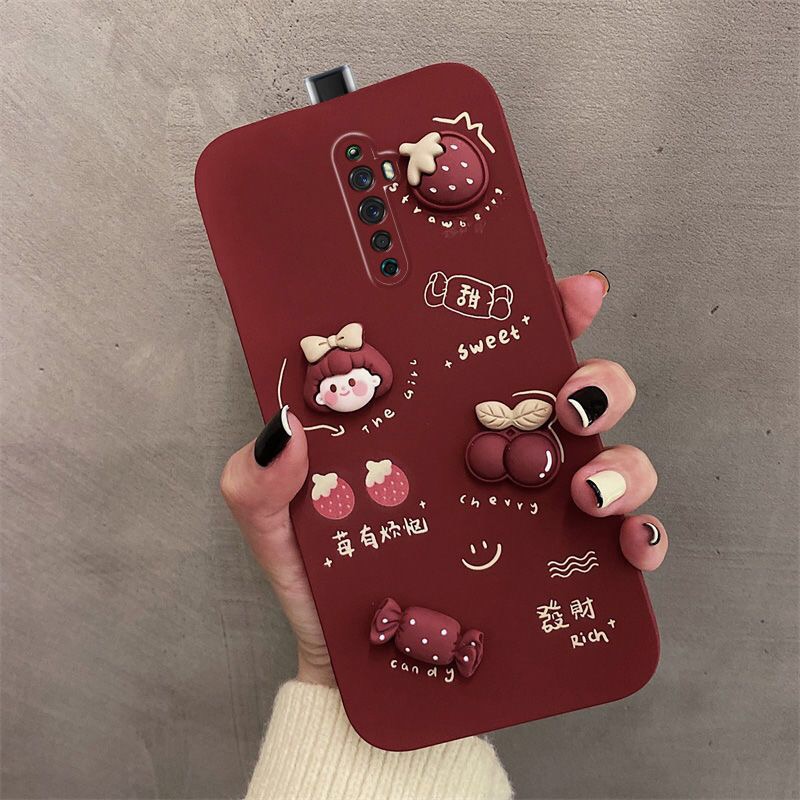Ốp Điện Thoại Mềm Hình Hoa Thời Trang Cho OPPO Reno Reno2 Reno2F Reno5 Reno8 Reno8pro Reno8Z