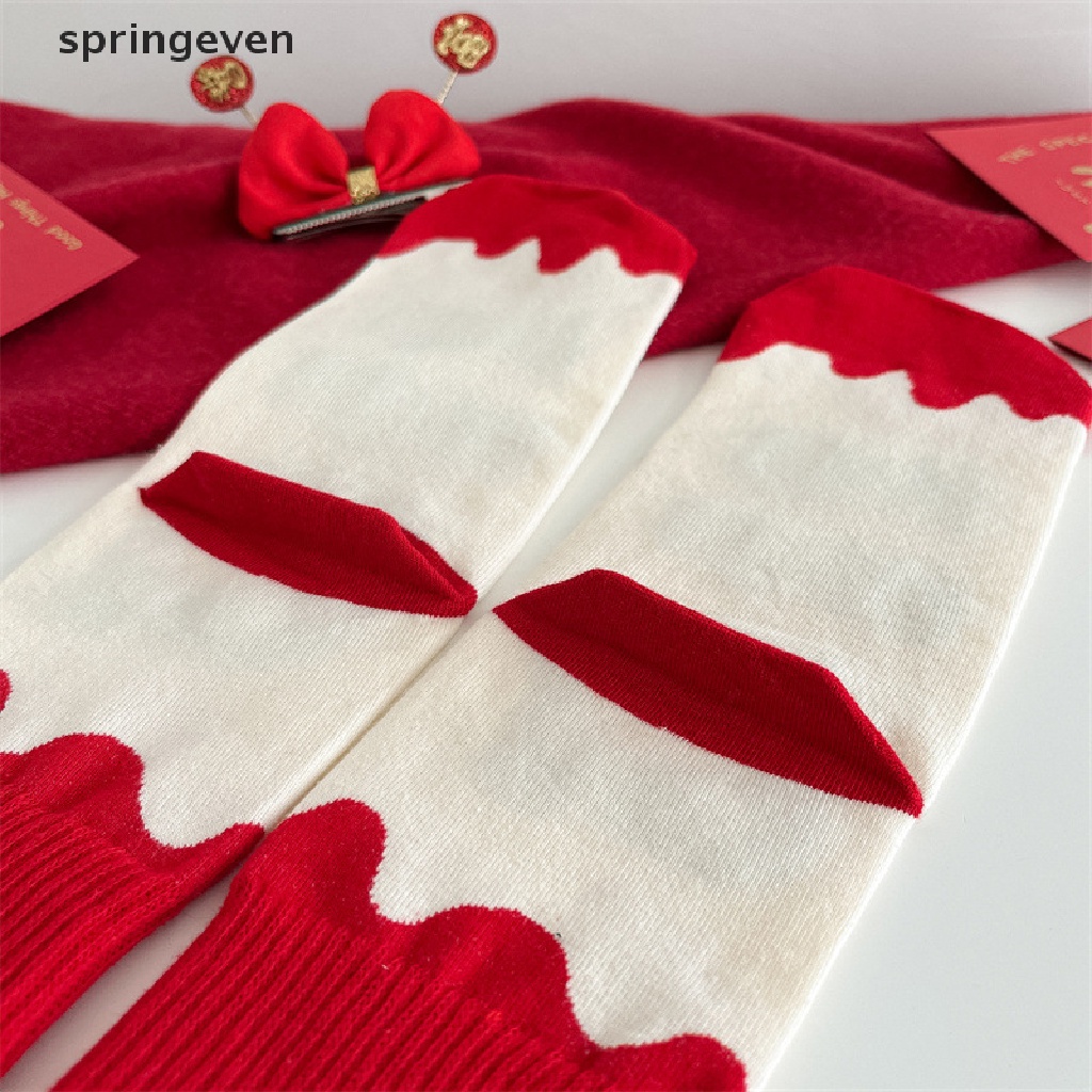 Vớ Ống Trung Bình Họa Tiết Hoạt Hình May Mắn Năm Mới 2022 Cho Nữ