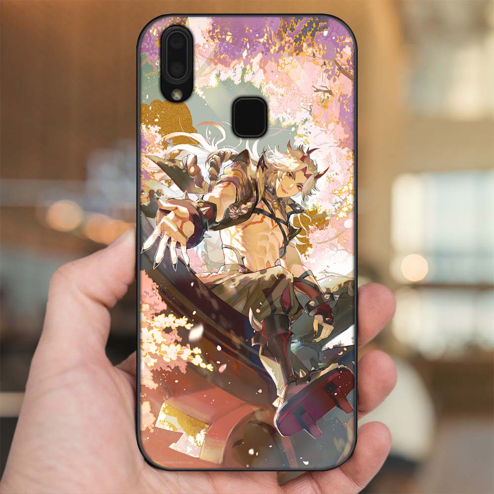Ốp lưng Vivo Y91, Y95 viền đen in hình Arataki Itto Genshin Impact