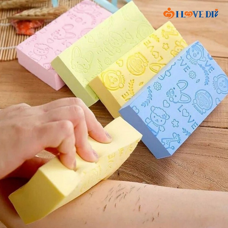 1 Bàn Chải Xốp Tắm Tẩy Tế Bào Chết Mềm Mại Thoải Mái Chăm Sóc Da Cho Người Lớn Trẻ Em